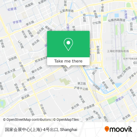 国家会展中心(上海)-4号出口 map