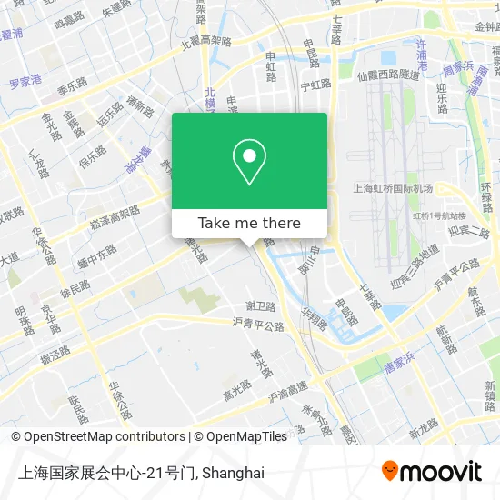 上海国家展会中心-21号门 map