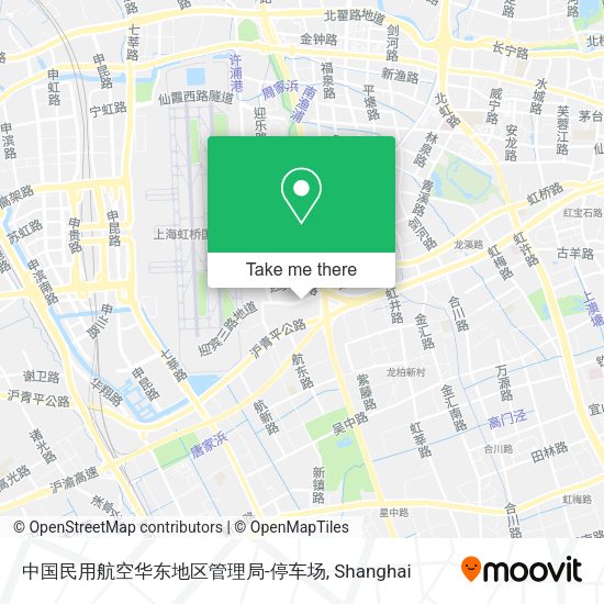 中国民用航空华东地区管理局-停车场 map