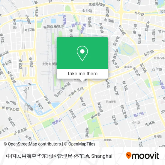 中国民用航空华东地区管理局-停车场 map