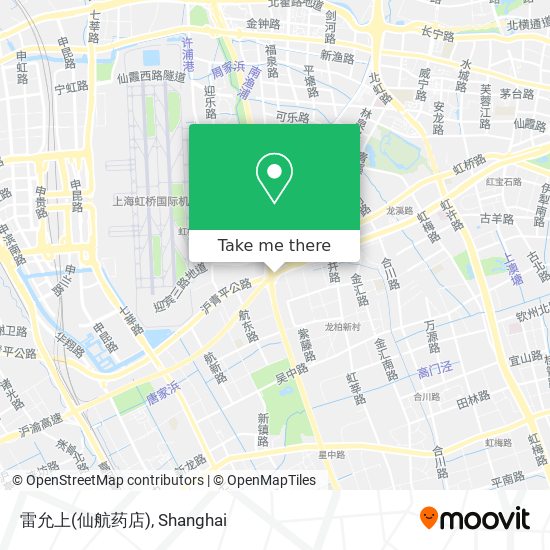 雷允上(仙航药店) map