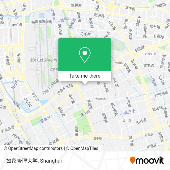 如家管理大学 map