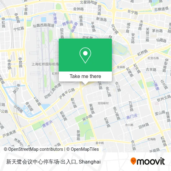 新天鹭会议中心停车场-出入口 map