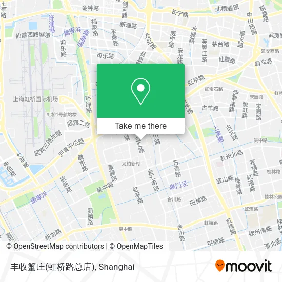 丰收蟹庄(虹桥路总店) map
