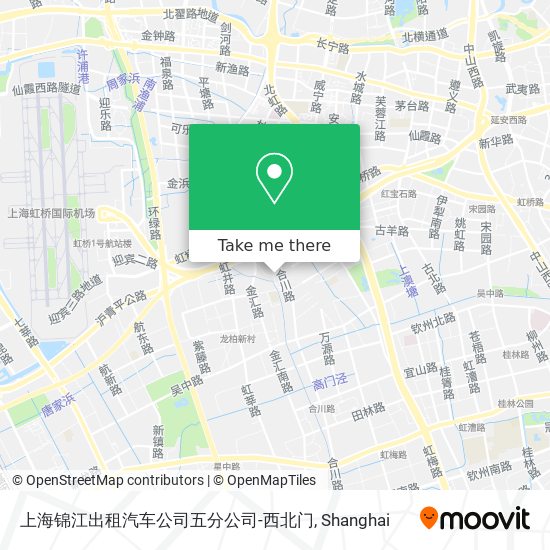 上海锦江出租汽车公司五分公司-西北门 map