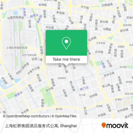 上海虹桥衡园酒店服务式公寓 map