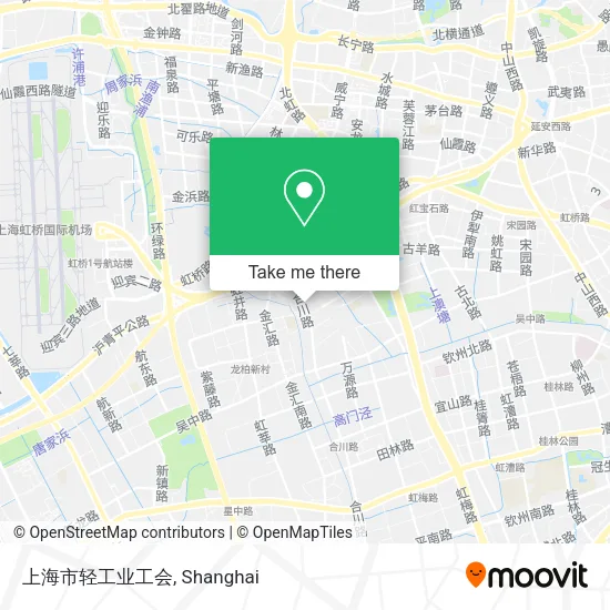 上海市轻工业工会 map