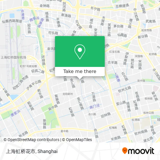 上海虹桥花市 map