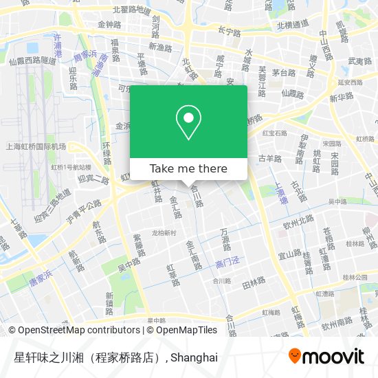 星轩味之川湘（程家桥路店） map