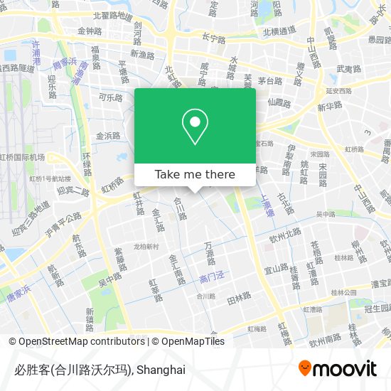 必胜客(合川路沃尔玛) map
