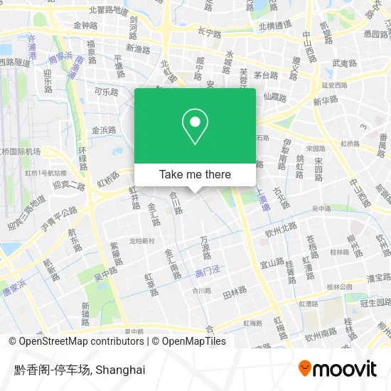 黔香阁-停车场 map