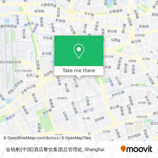 金钱豹(中国)酒店餐饮集团总管理处 map