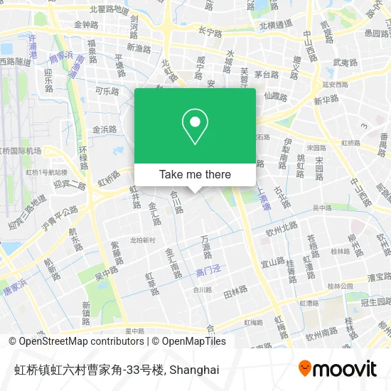 虹桥镇虹六村曹家角-33号楼 map