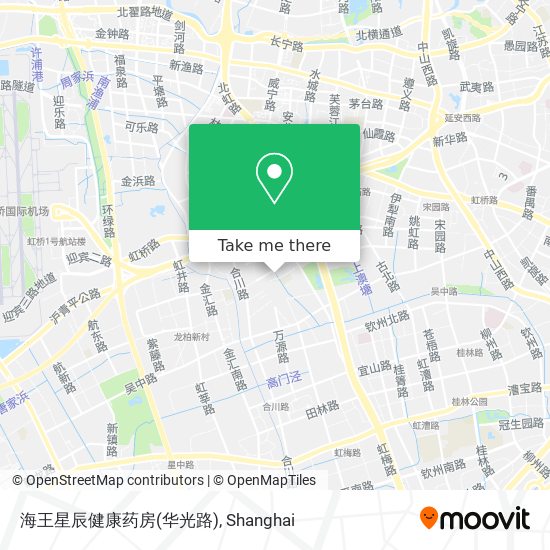海王星辰健康药房(华光路) map