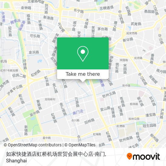 如家快捷酒店虹桥机场世贸会展中心店-南门 map