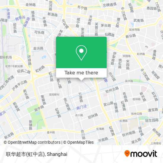 联华超市(虹中店) map