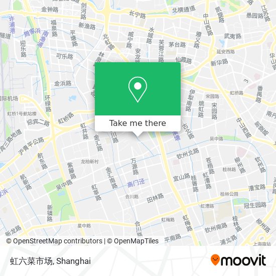 虹六菜市场 map