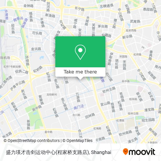 盛力瑛才击剑运动中心(程家桥支路店) map