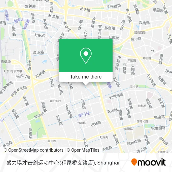 盛力瑛才击剑运动中心(程家桥支路店) map
