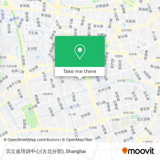 贝立兹培训中心(古北分部) map