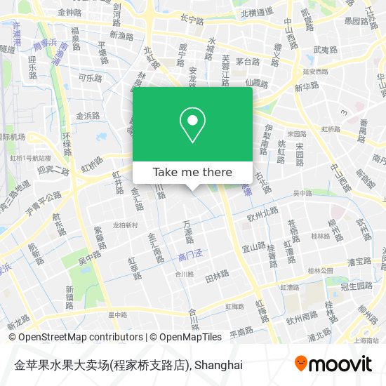 金苹果水果大卖场(程家桥支路店) map