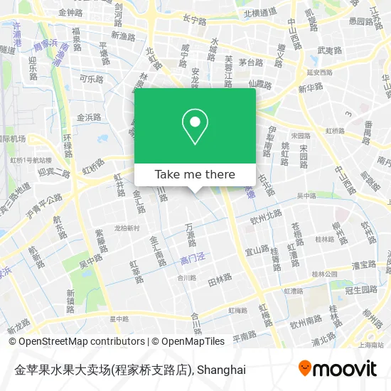 金苹果水果大卖场(程家桥支路店) map