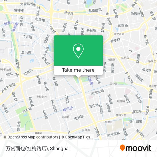 万贺面包(虹梅路店) map