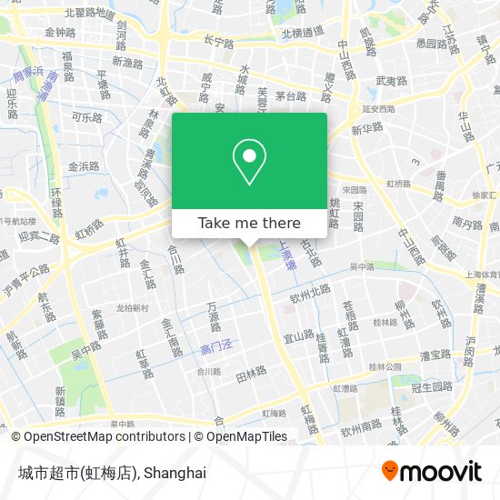 城市超市(虹梅店) map
