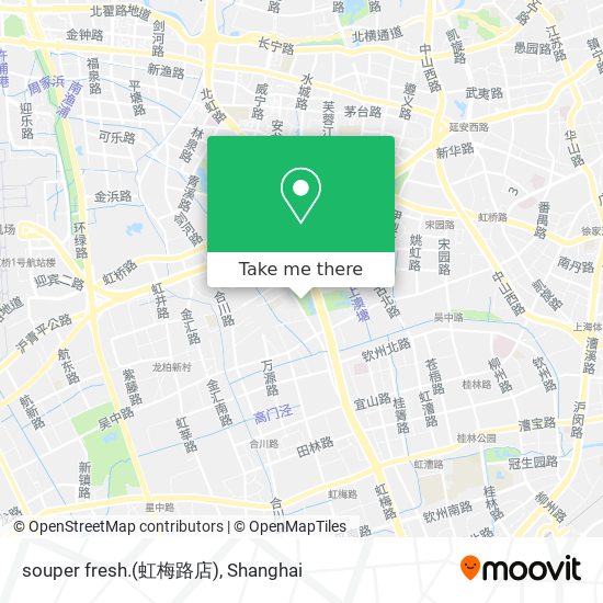 souper fresh.(虹梅路店) map