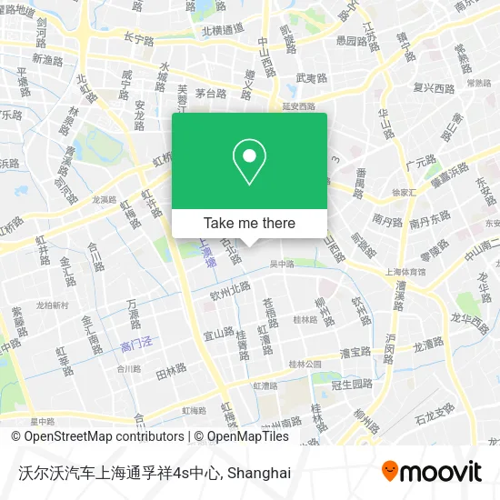 沃尔沃汽车上海通孚祥4s中心 map
