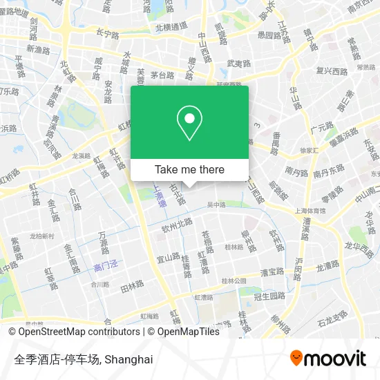 全季酒店-停车场 map