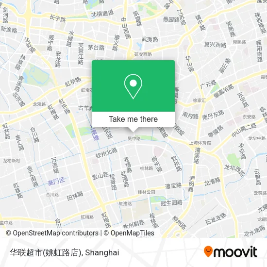 华联超市(姚虹路店) map