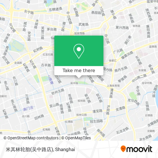 米其林轮胎(吴中路店) map