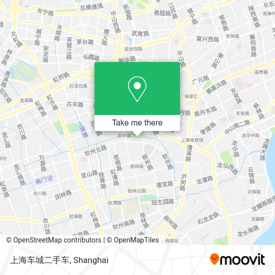 上海车城二手车 map
