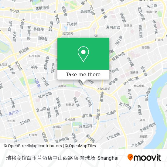 瑞裕宾馆白玉兰酒店中山西路店-篮球场 map