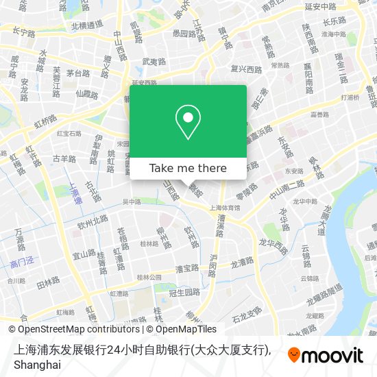 上海浦东发展银行24小时自助银行(大众大厦支行) map