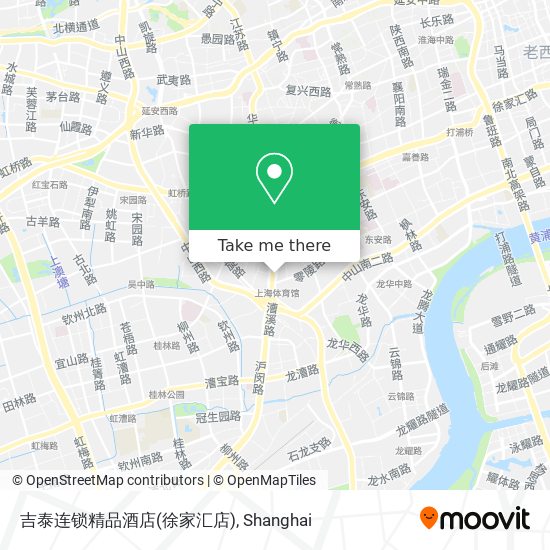 吉泰连锁精品酒店(徐家汇店) map