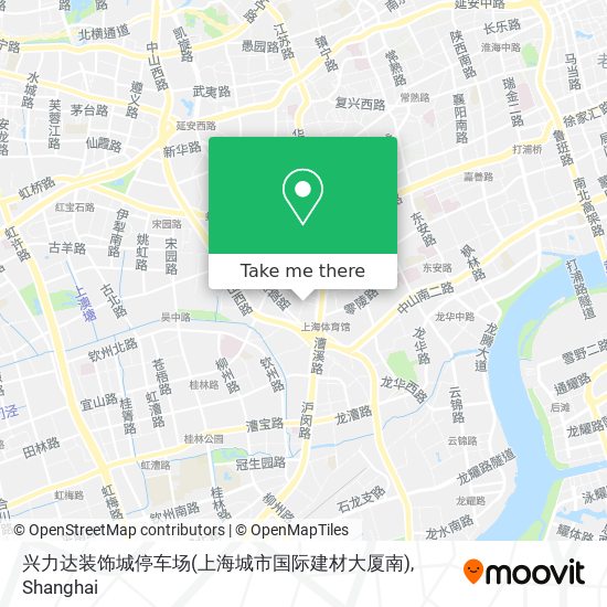 兴力达装饰城停车场(上海城市国际建材大厦南) map