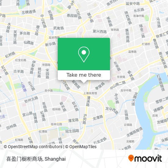 喜盈门橱柜商场 map