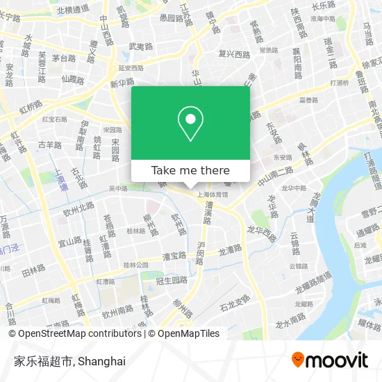 家乐福超市 map