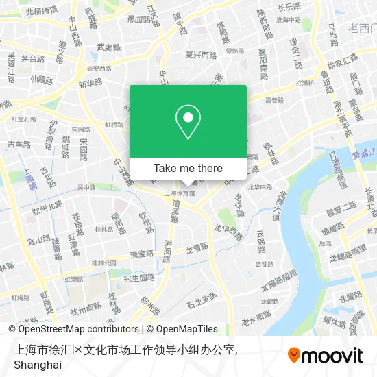 上海市徐汇区文化市场工作领导小组办公室 map