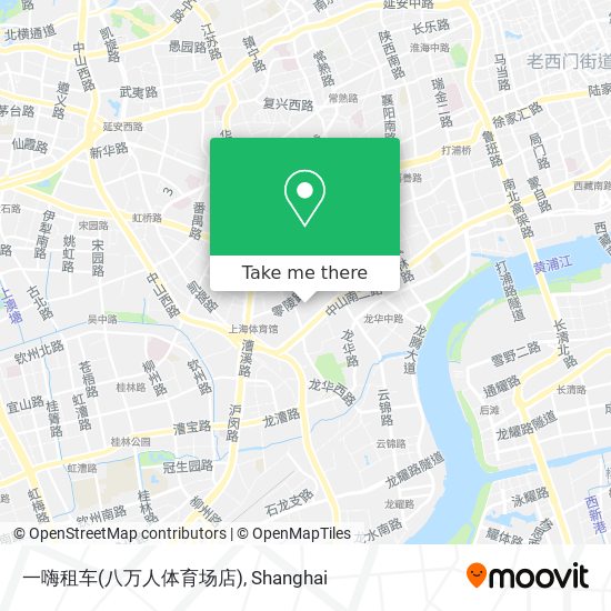 一嗨租车(八万人体育场店) map