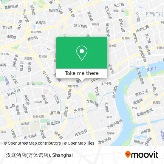 汉庭酒店(万体馆店) map
