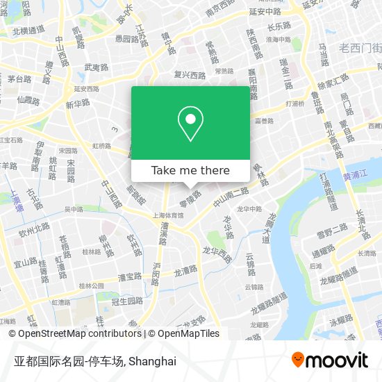 亚都国际名园-停车场 map