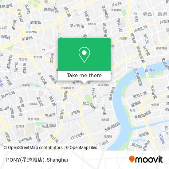 PONY(星游城店) map