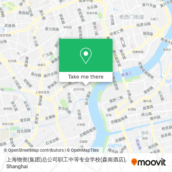 上海物资(集团)总公司职工中等专业学校(森南酒店) map