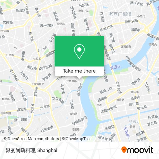 聚荟尚嗨料理 map