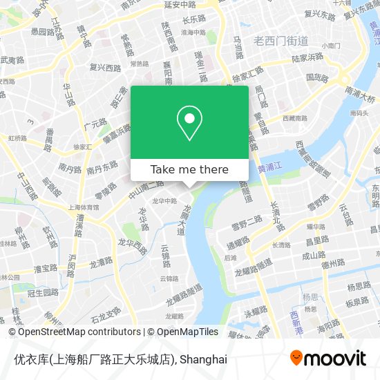 优衣库(上海船厂路正大乐城店) map