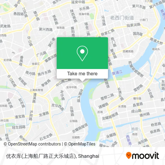优衣库(上海船厂路正大乐城店) map
