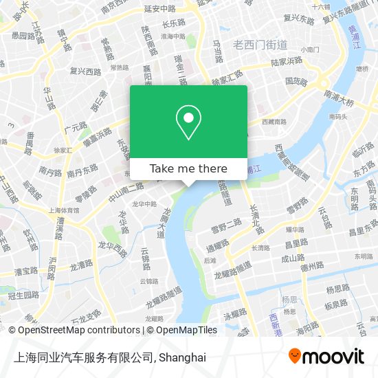上海同业汽车服务有限公司 map